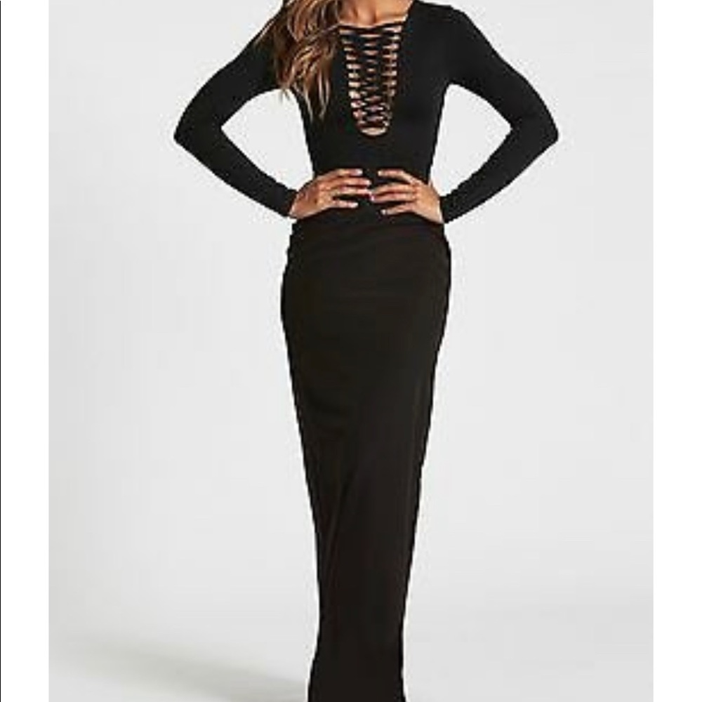 Beautiful full length black dress